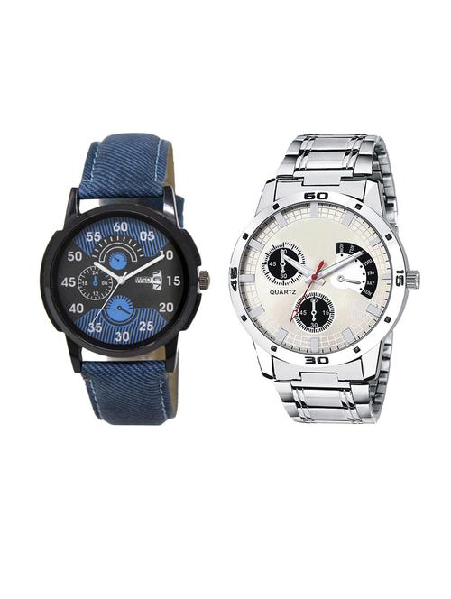 set of 2 analog watch combo(dd-02-lk-101) - 16413160 - Very Small Image - 1