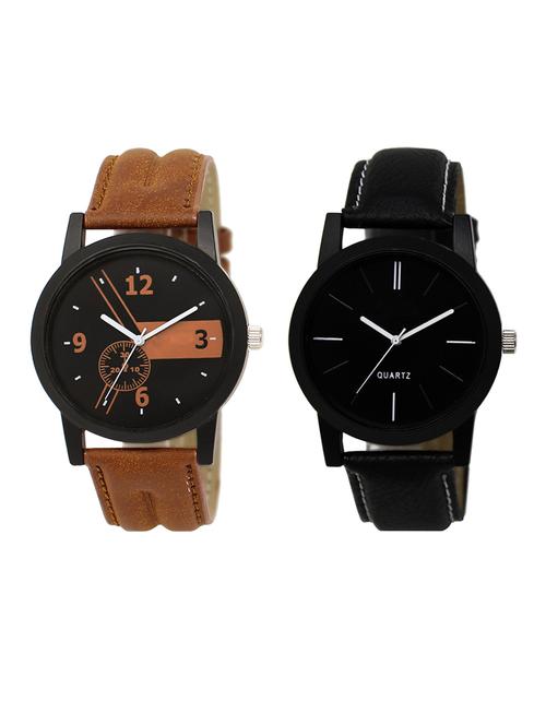 set of 2 analog watch combo(lk-01-05) - 16413175 - Very Small Image - 1