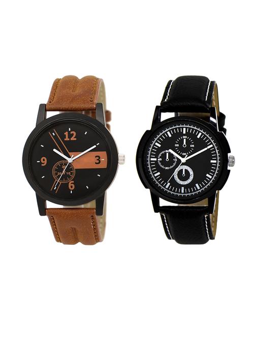 set of 2 analog watch combo(lk-01-13) - 16413187 - Very Small Image - 1