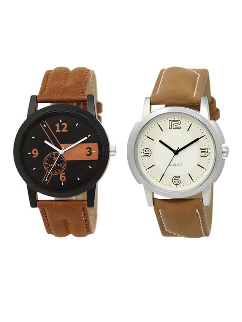 set of 2 analog watch combo(lk-01-16) - 16413192 - Very Small Image - 1