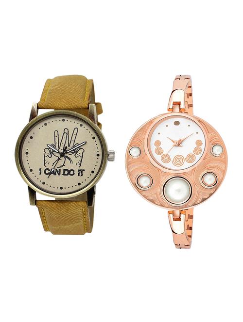 set of 2 analog couple watch (lk-30-246) - 16413196 - Very Small Image - 1