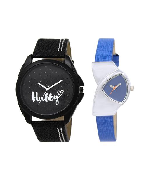 set of 2 analog couple watch (lk-31-208) - 16413229 - Very Small Image - 1