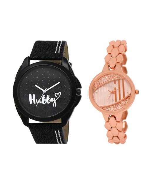 set of 2 analog couple watch (lk-31-222) - 16413248 - Very Small Image - 1