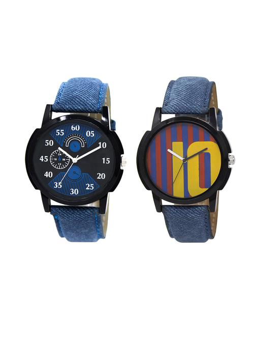 set of 2 analog watch combo(lk-02-10) - 16413257 - Very Small Image - 1