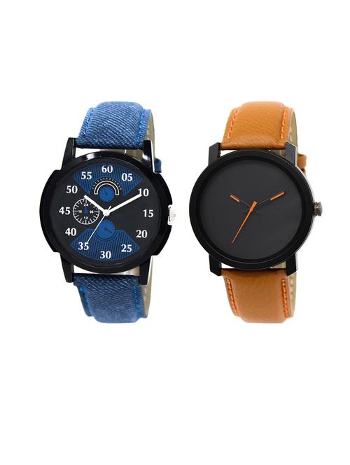 set of 2 analog watch combo(lk-02-20) - 16413273 - Very Small Image - 1