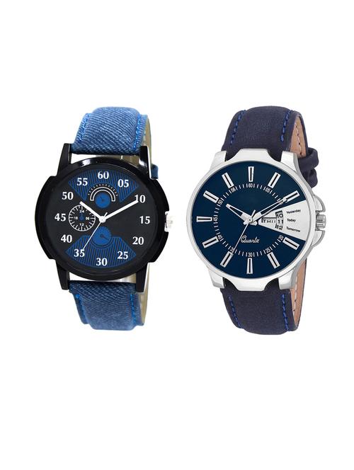 set of 2 analog watch combo(lk-02-23) - 16413278 - Very Small Image - 1