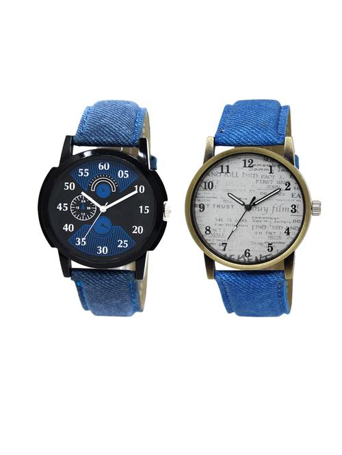 set of 2 analog watch combo(lk-02-28) - 16413286 - Very Small Image - 1