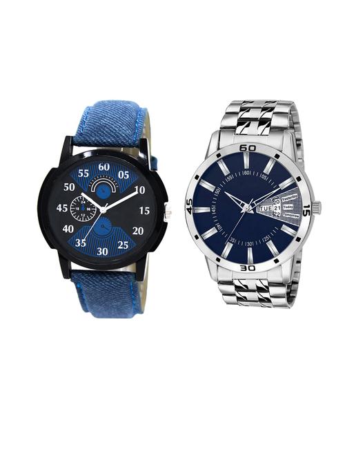 set of 2 analog watch combo(lk-02-102) - 16413312 - Very Small Image - 1