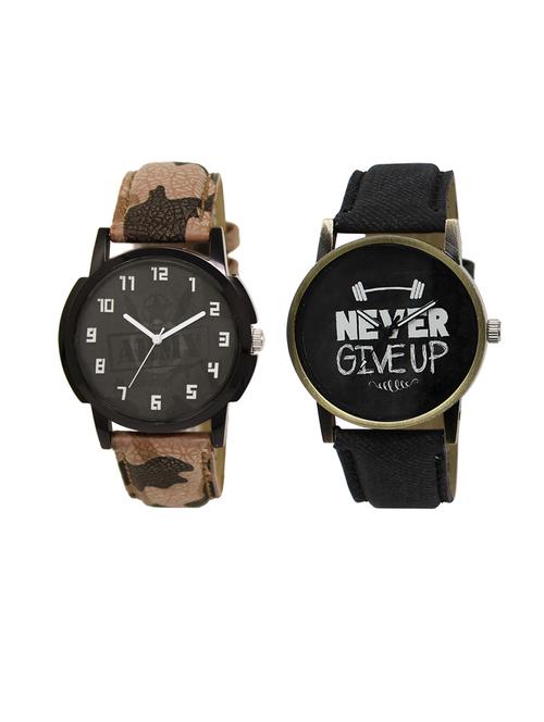 set of 2 analog watch combo(lk-03-27) - 16413358 - Very Small Image - 1