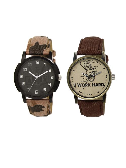 set of 2 analog watch combo(lk-03-29) - 16413361 - Very Small Image - 1