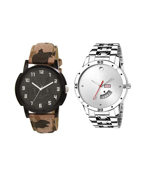 set of 2 analog watch combo(lk-03-103) - 16413387 - Very Small Image - 1