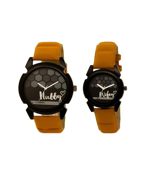 set of 2 analog couple watch (lk-32-235) - 16413388 - Very Small Image - 1