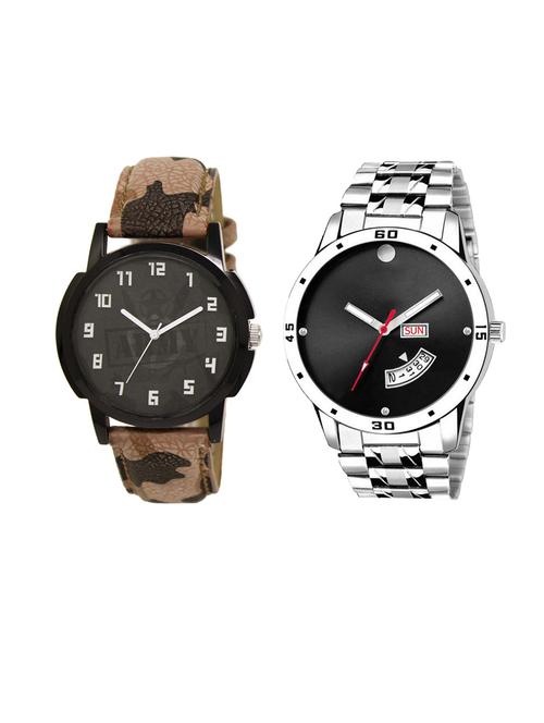 set of 2 analog watch combo(lk-03-104) - 16413389 - Very Small Image - 1