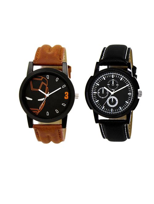 set of 2 analog watch combo(lk-04-13) - 16413412 - Very Small Image - 1