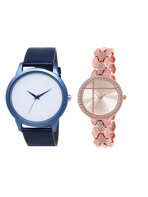 set of 2 analog couple watch (lk-33-242) - 16413513 - Very Small Image - 1