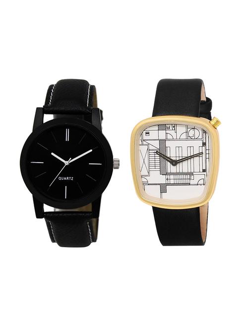 set of 2 analog watch combo(lk-05-42) - 16413524 - Very Small Image - 1