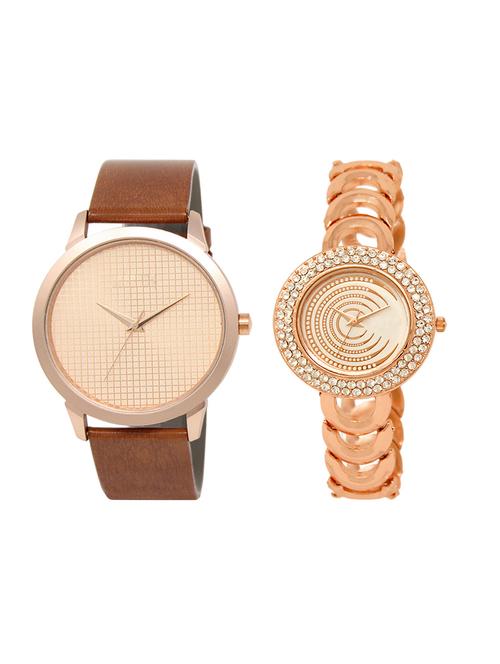 set of 2 analog couple watch (lk-34-202) - 16413544 - Very Small Image - 1
