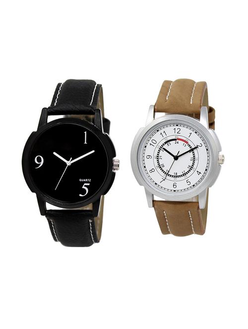 set of 2 analog watch combo(lk-06-17) - 16413552 - Very Small Image - 1