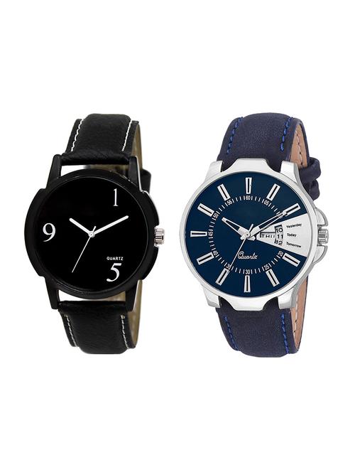 set of 2 analog watch combo(lk-06-23) - 16413560 - Very Small Image - 1