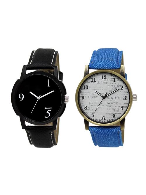 set of 2 analog watch combo(lk-06-28) - 16413567 - Very Small Image - 1