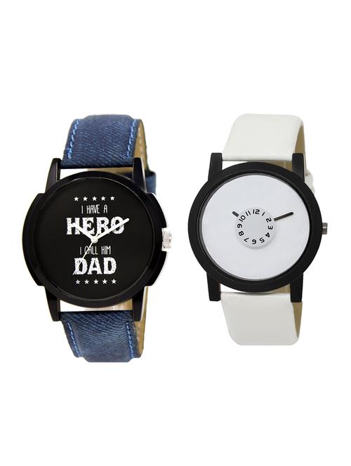 set of 2 analog watch combo(lk-07-26) - 16413631 - Very Small Image - 1
