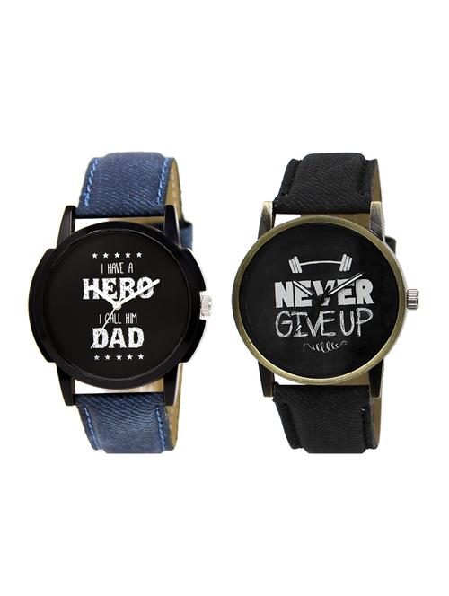 set of 2 analog watch combo(lk-07-27) - 16413632 - Very Small Image - 1