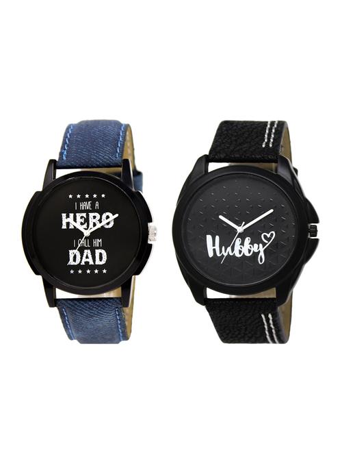 set of 2 analog watch combo(lk-07-31) - 16413636 - Very Small Image - 1