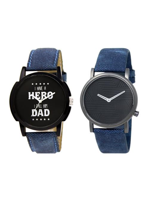 set of 2 analog watch combo(lk-07-35) - 16413640 - Very Small Image - 1