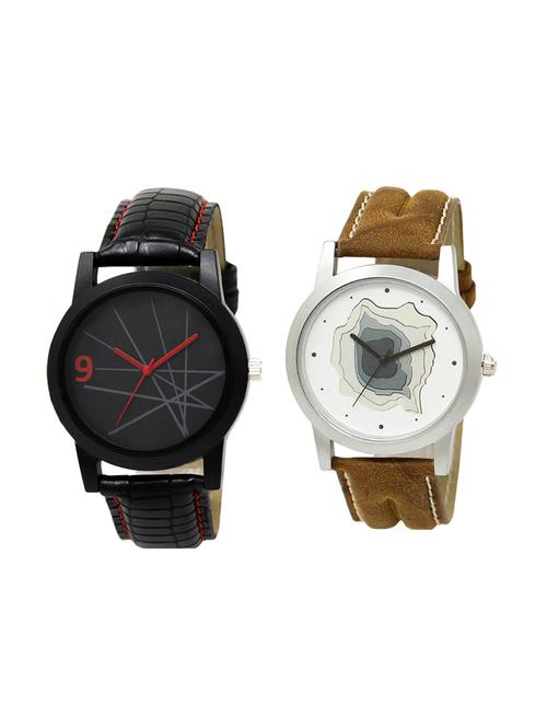 set of 2 analog watch combo(lk-08-09) - 16413660 - Very Small Image - 1