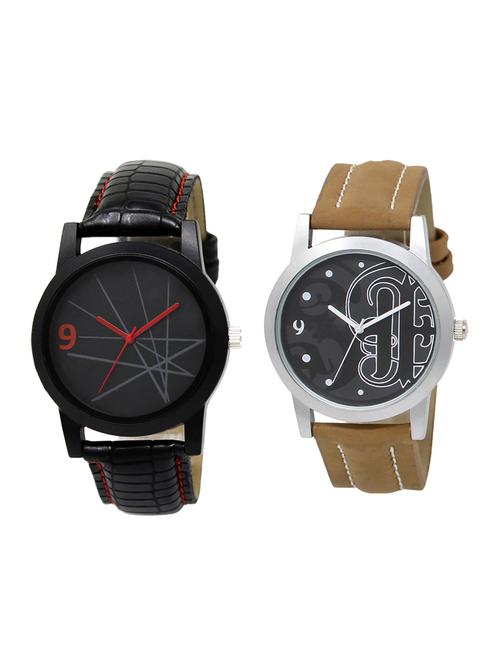 set of 2 analog watch combo(lk-08-14) - 16413669 - Very Small Image - 1