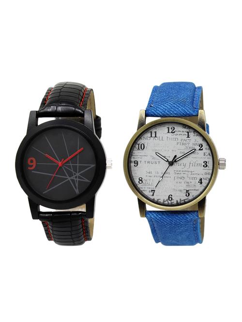 set of 2 analog watch combo(lk-08-28) - 16413691 - Very Small Image - 1