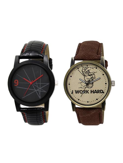 set of 2 analog watch combo(lk-08-29) - 16413693 - Very Small Image - 1