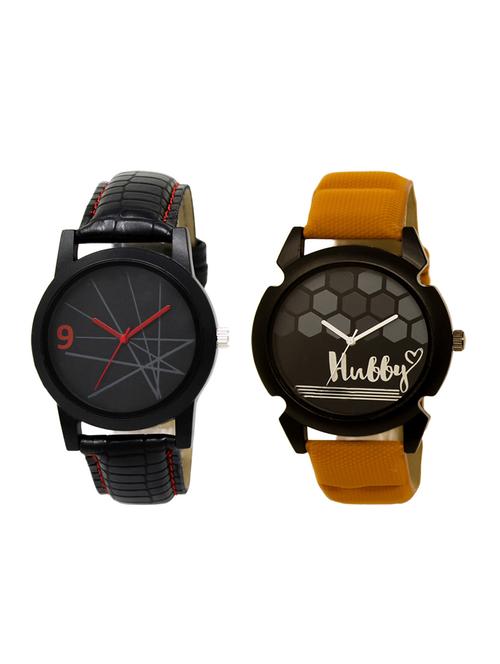 set of 2 analog watch combo(lk-08-32) - 16413698 - Very Small Image - 1