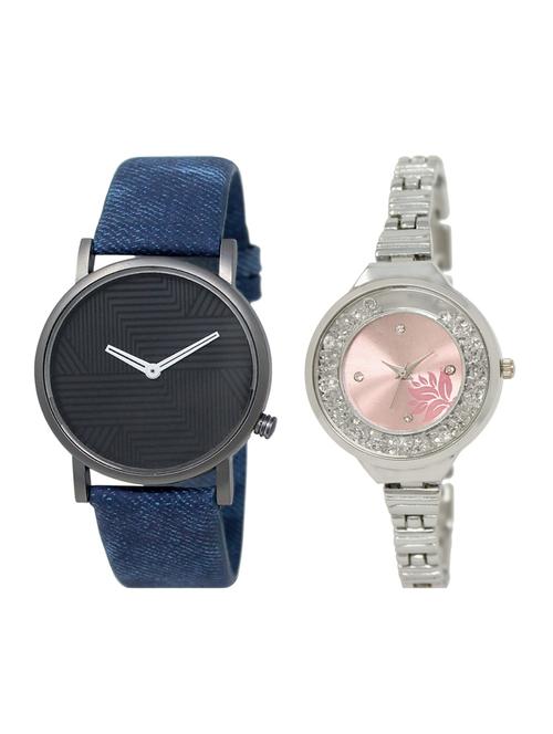set of 2 analog couple watch (lk-35-226) - 16413718 - Very Small Image - 1