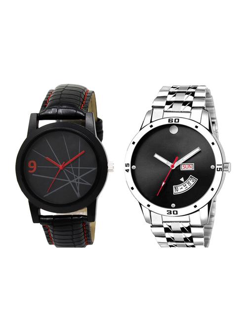 set of 2 analog watch combo(lk-08-104) - 16413720 - Very Small Image - 1