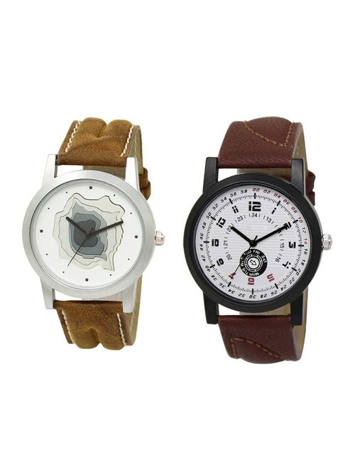 set of 2 analog watch combo(lk-09-11) - 16413728 - Very Small Image - 1
