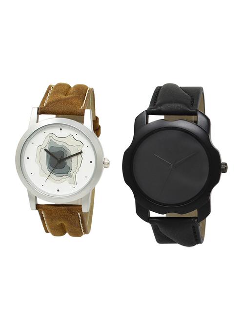 set of 2 analog watch combo(lk-09-22) - 16413746 - Very Small Image - 1