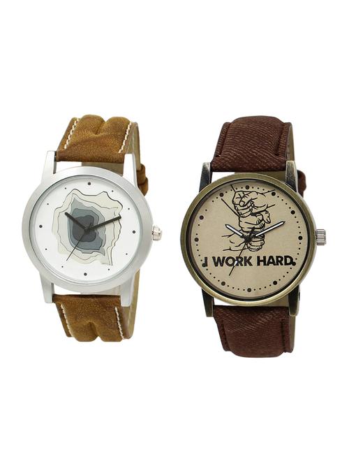 set of 2 analog watch combo(lk-09-29) - 16413757 - Very Small Image - 1