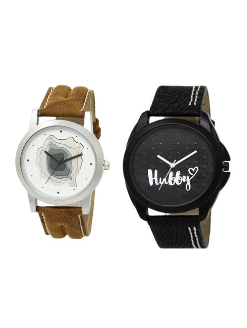 set of 2 analog watch combo(lk-09-31) - 16413761 - Very Small Image - 1