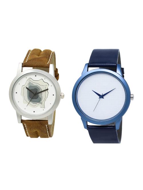 set of 2 analog watch combo(lk-09-33) - 16413764 - Very Small Image - 1