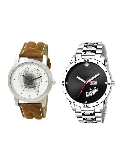 set of 2 analog watch combo(lk-09-104) - 16413787 - Very Small Image - 1