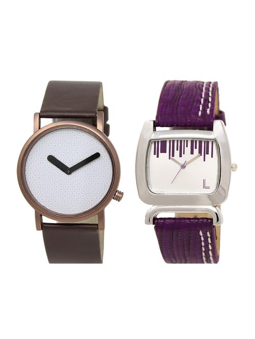 set of 2 analog couple watch (lk-36-207) - 16413792 - Very Small Image - 1