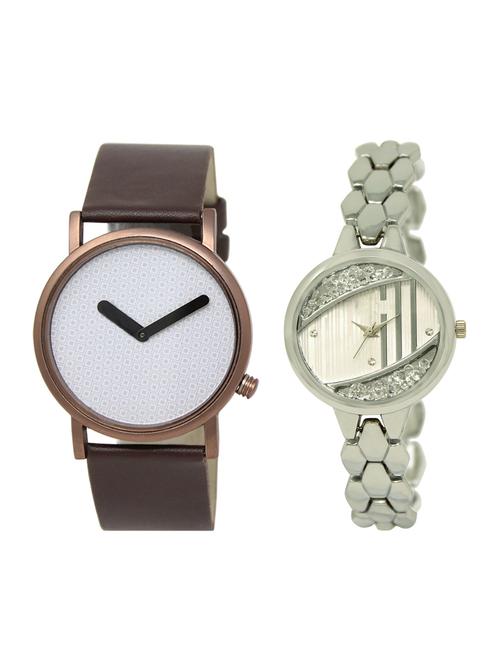 set of 2 analog couple watch (lk-36-223) - 16413818 - Very Small Image - 1