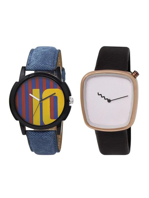 set of 2 analog watch combo(lk-10-41) - 16413840 - Very Small Image - 1