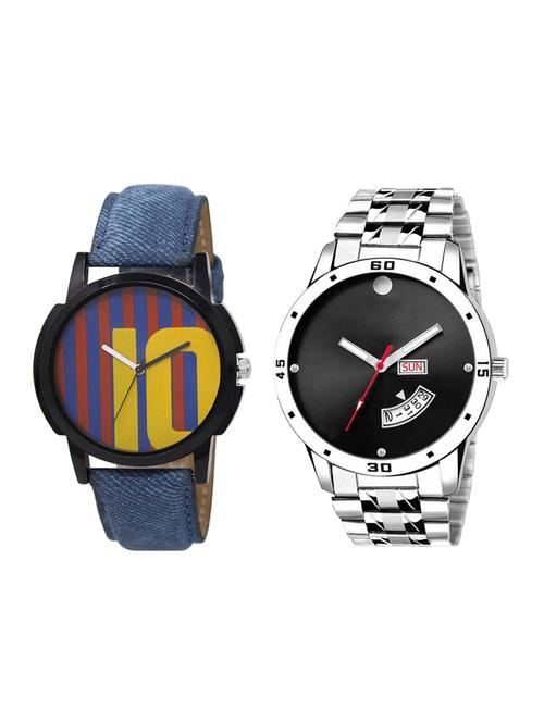 set of 2 analog watch combo(lk-10-104) - 16413850 - Very Small Image - 1