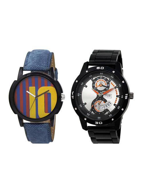 set of 2 analog watch combo(lk-10-107) - 16413855 - Very Small Image - 1