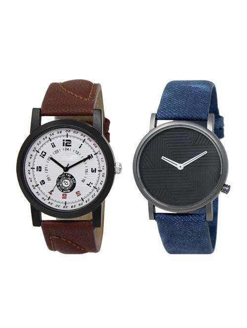 set of 2 analog watch combo(lk-11-35) - 16413894 - Very Small Image - 1
