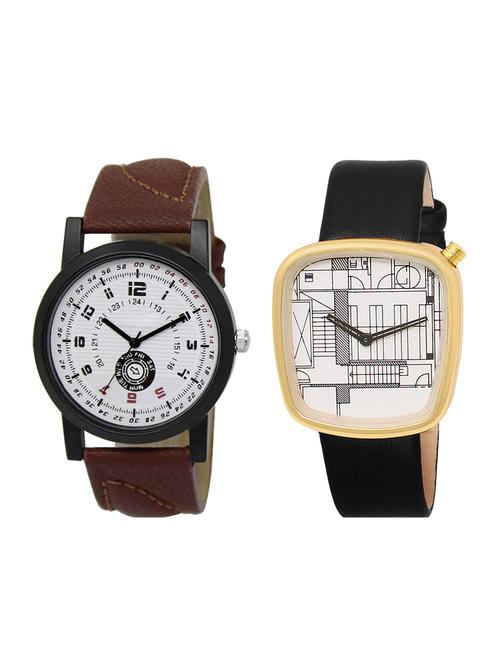 set of 2 analog watch combo(lk-11-42) - 16413904 - Very Small Image - 1