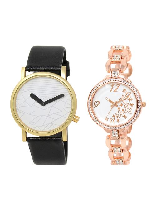 set of 2 analog couple watch (lk-37-210) - 16413905 - Very Small Image - 1