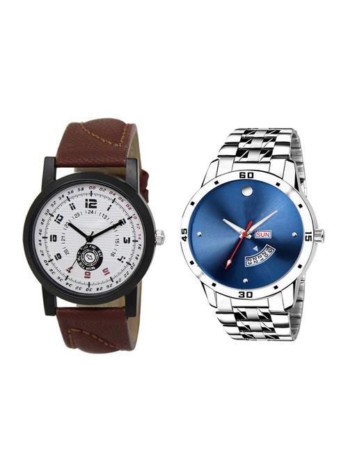 set of 2 analog watch combo(lk-11-105) - 16413916 - Very Small Image - 1